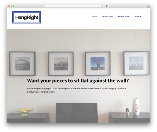 Best WordPress theme Storefront - hangright.com.au