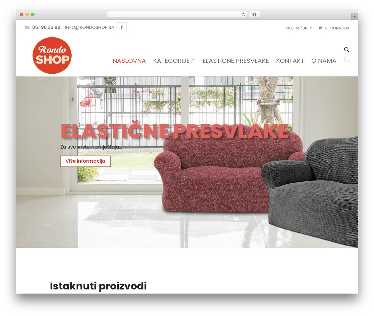 Divi WordPress ecommerce theme - www.rondoshop.ba