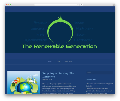 Gateway WordPress theme - therenewablegeneration.com