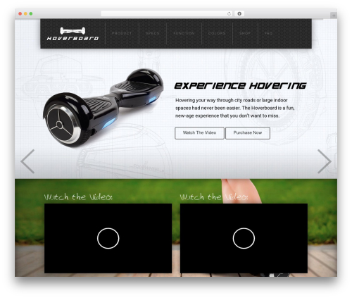 Hoverboard theme WordPress - hoverboard.com.sg