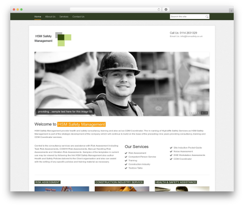 Indus theme WordPress - hsmsafety.co.uk