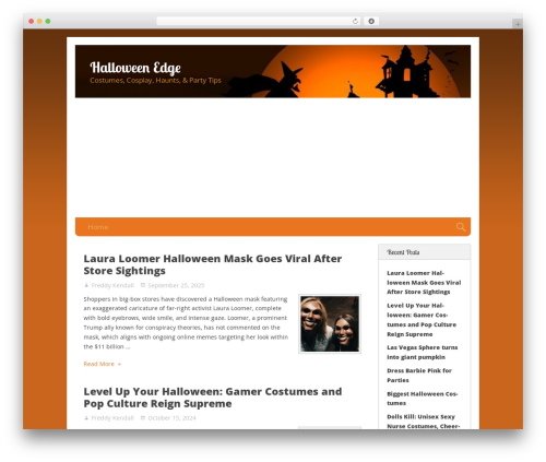 Nevertheless theme WordPress free - halloweenedge.com