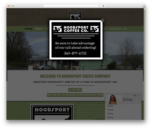 Next Foundations WordPress ecommerce theme - hoodsportcoffee.com