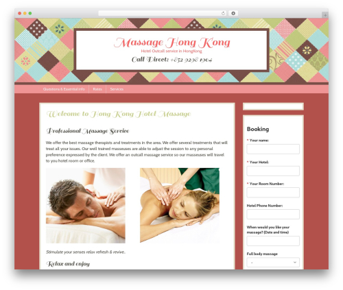 Patchwork theme WordPress - hotelmassagehk.com
