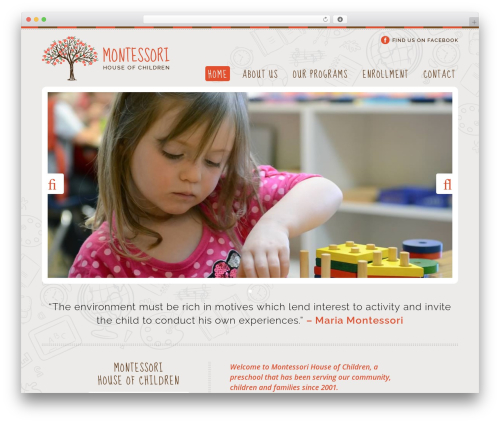 SimpleFolio theme WordPress - houseofchildren.org