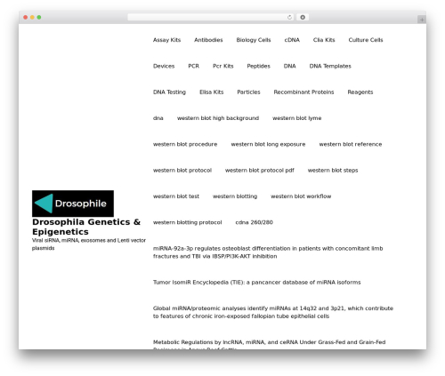 TechUp theme WordPress - drosophile.org TechUp theme WordPress - drosophile.org