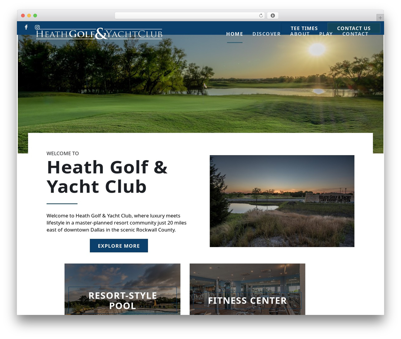 Theme WordPress Genesis - heath-countryclub.com