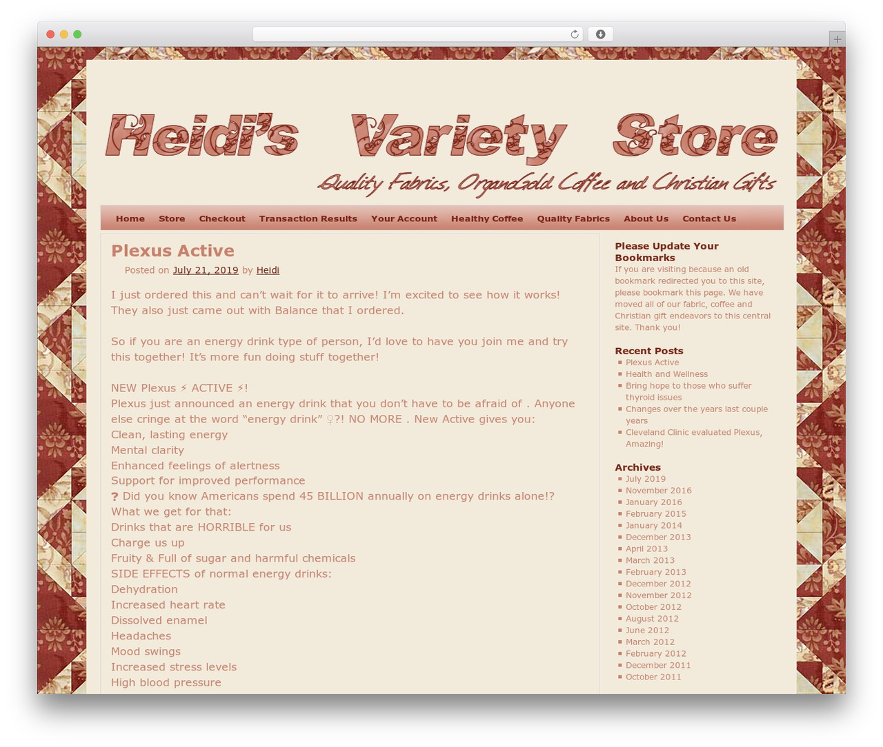 Theme WordPress Weaver - heidisvarietystore.com Theme WordPress Weaver - heidisvarietystore.com
