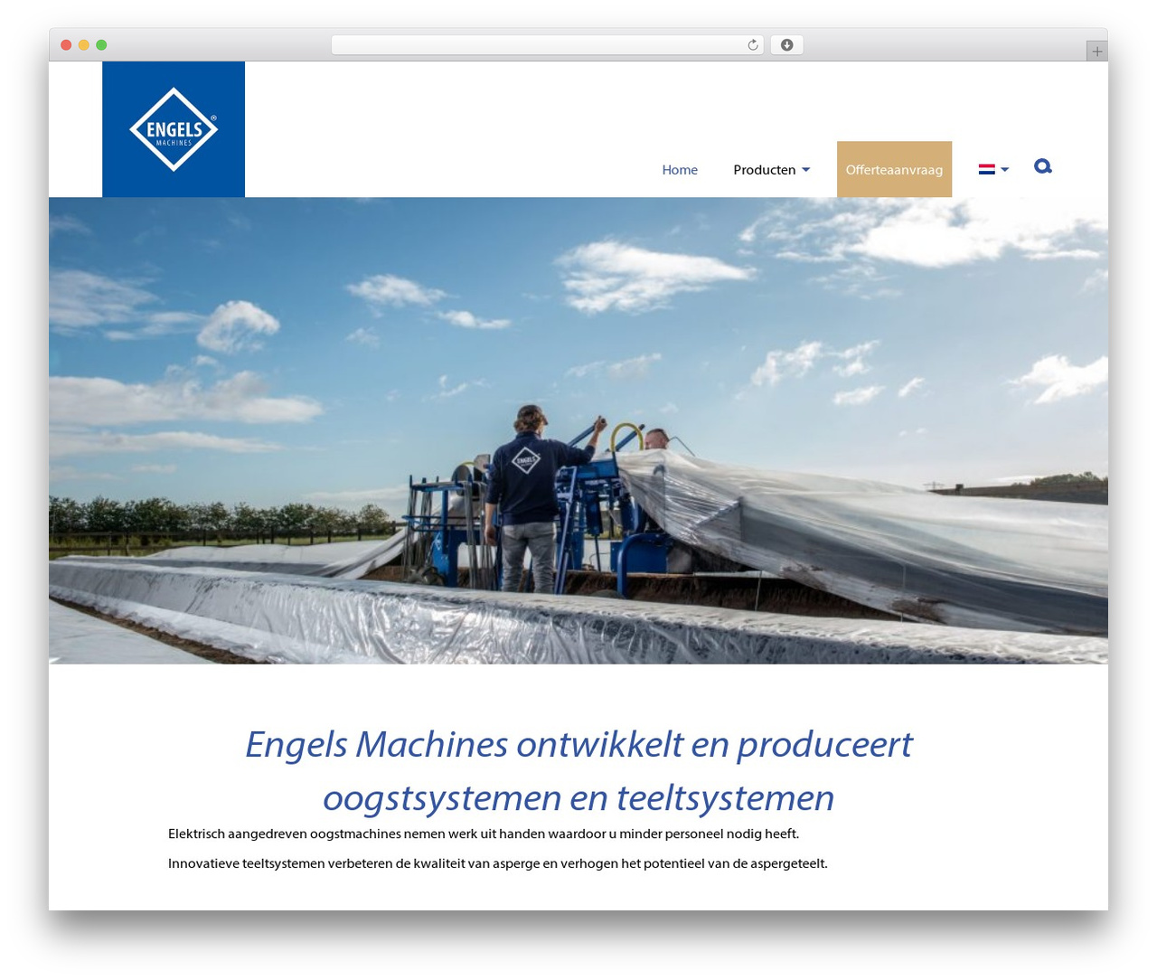 WordPress theme Beaver Builder Child Theme - engelsmachines.nl
