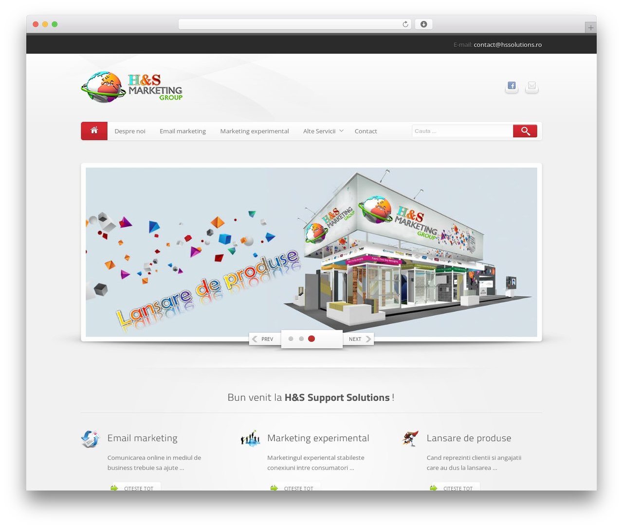 WordPress theme Maxx - hssolutions.ro