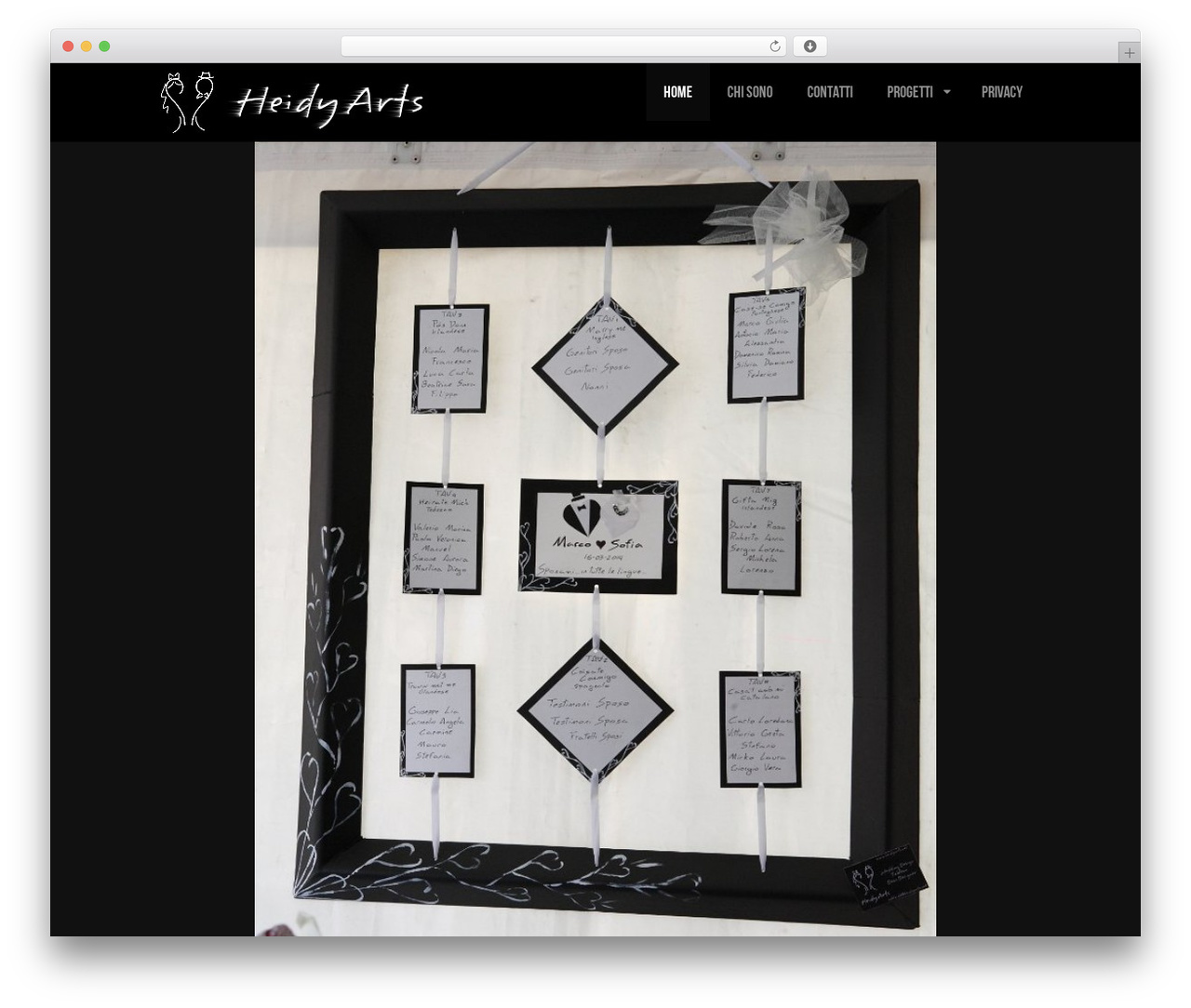 WordPress website theme Lensa - heidyarts.net