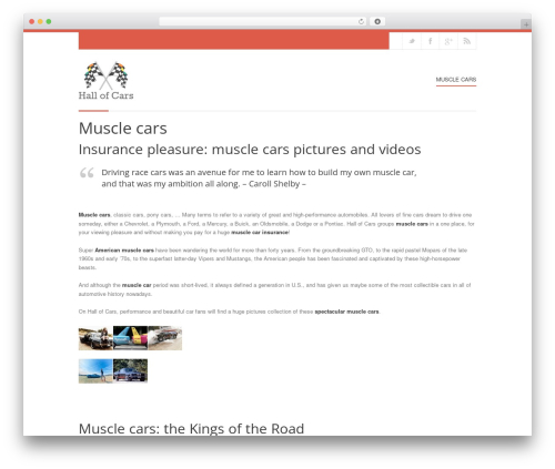 Angular best WordPress video theme - hallofcars.com