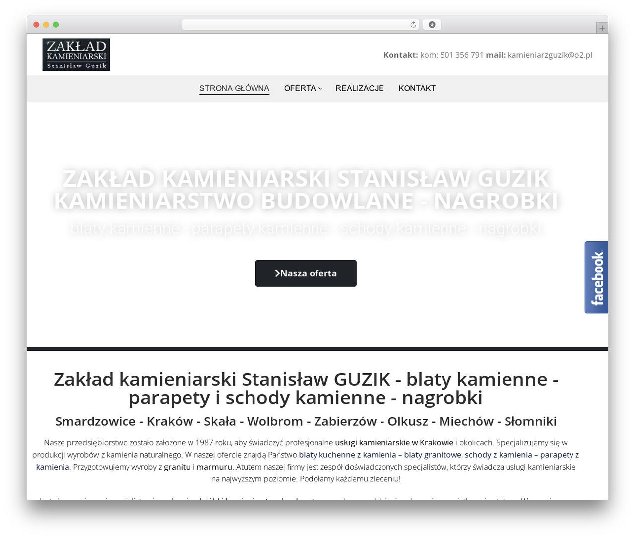 Customify WordPress theme - kamieniarzguzik.pl Customify WordPress theme - kamieniarzguzik.pl
