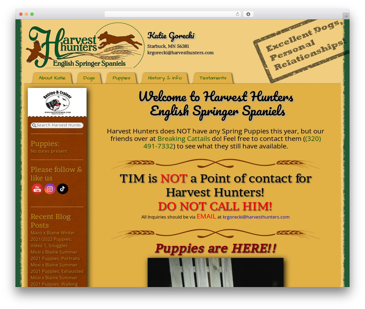 Harvest Hunters 2011 WordPress theme - harvesthunters.com Harvest Hunters 2011 WordPress theme - harvesthunters.com