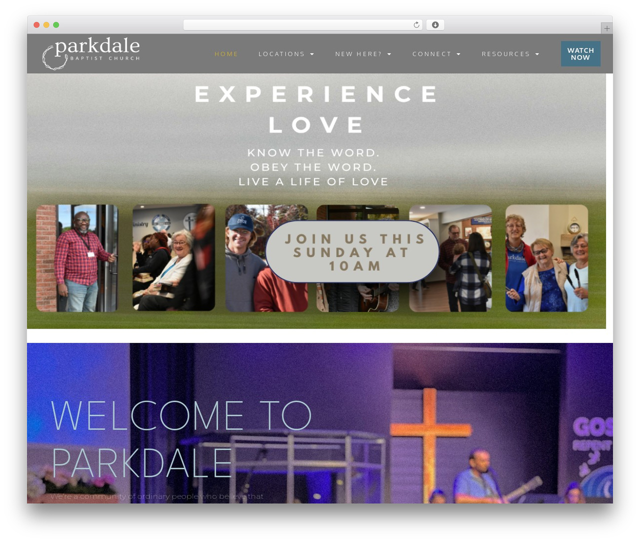 Hello Elementor WordPress theme - parkdalebaptist.org