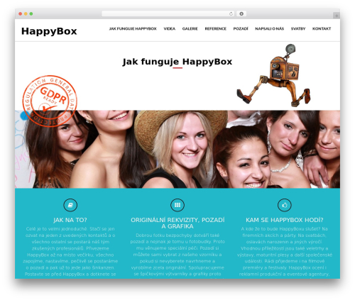 OneEngine theme WordPress - happybox.cz