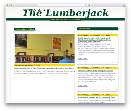 Twenty Twenty-Five theme WordPress free - thelumberjack.org