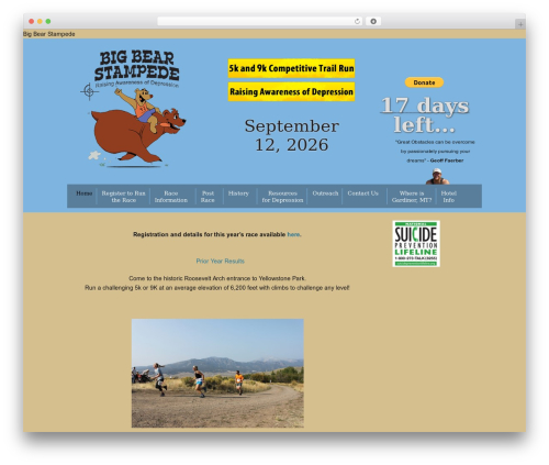 WordPress theme Catalyst - bigbearstampede.org