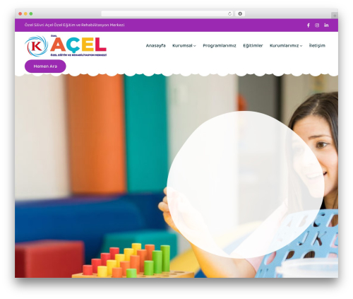 WordPress theme Knirpse - silivriacelozelegitim.com