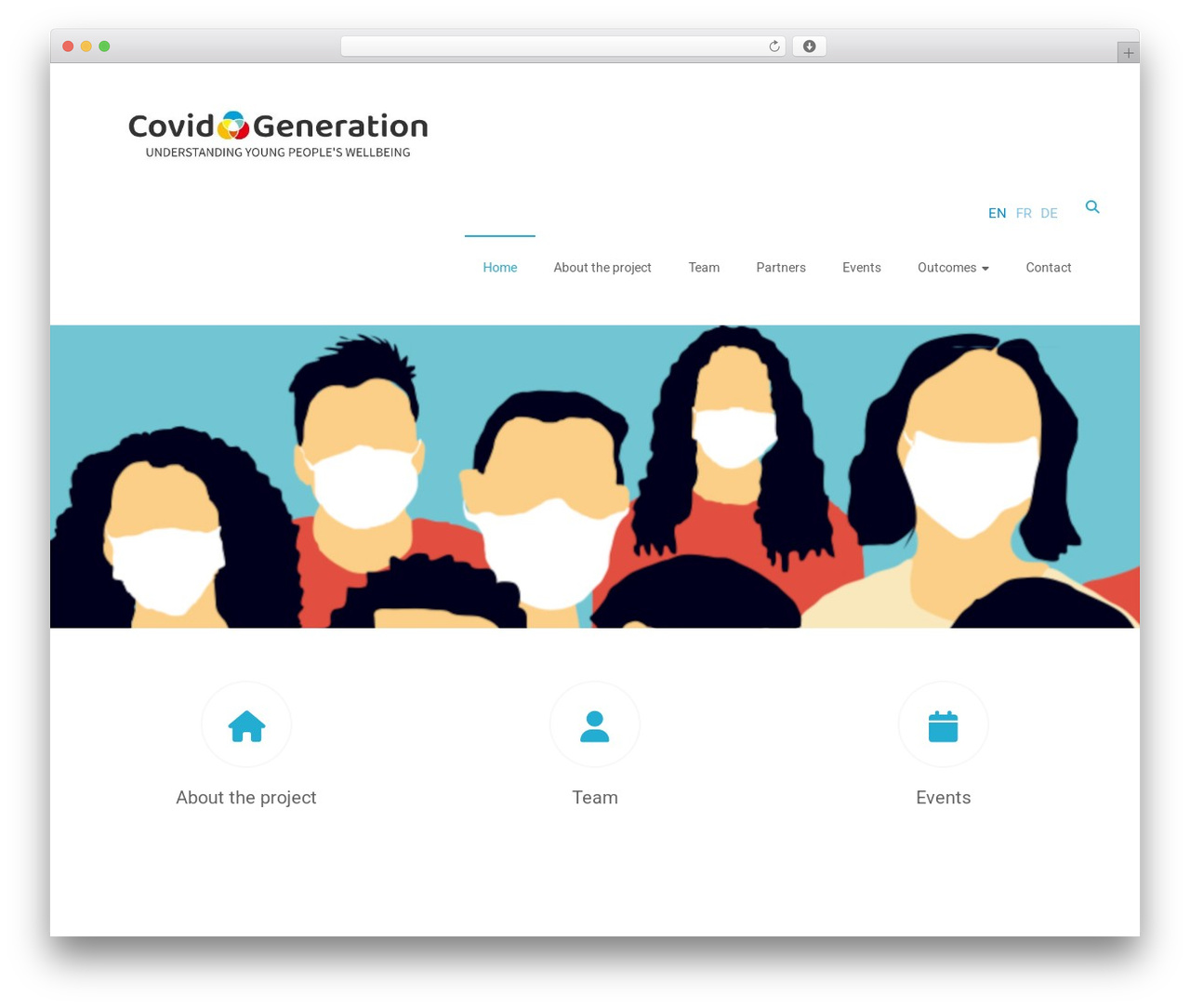 WordPress website theme Ample - covidgeneration.ch