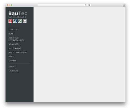 BasicDPH WordPress theme - bautec-bauplanung.de
