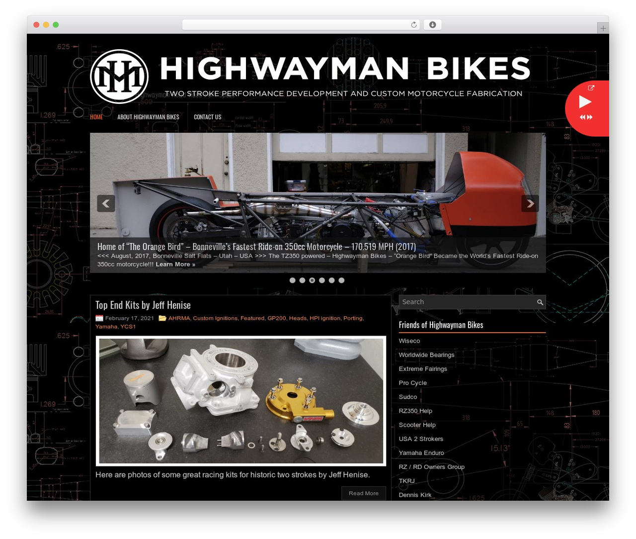 Efficient theme WordPress - highwaymanbikes.com Efficient theme WordPress - highwaymanbikes.com