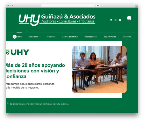 FinLab WordPress theme - guinazuasociados.cl