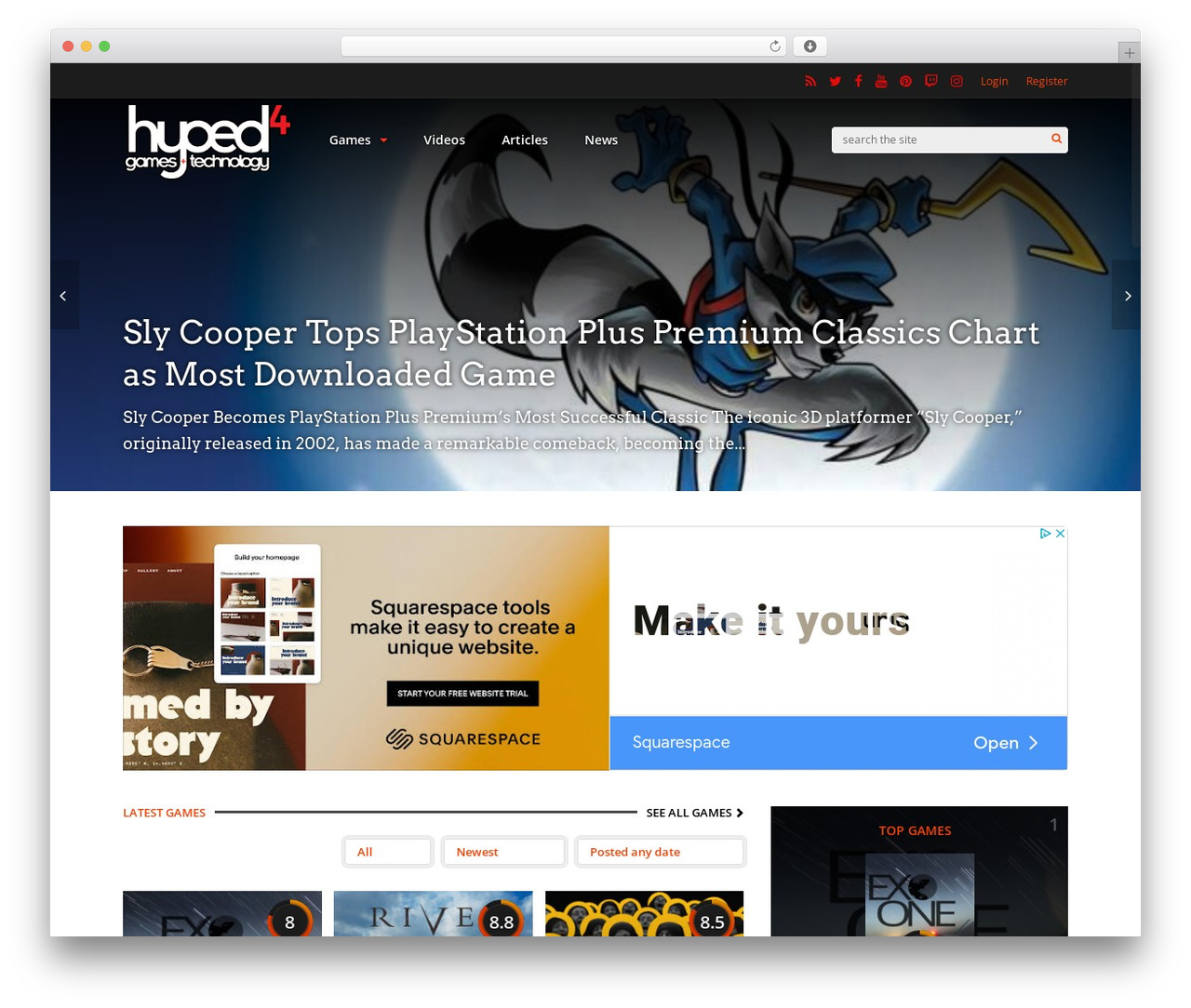 Gauge Gaming WordPress Theme