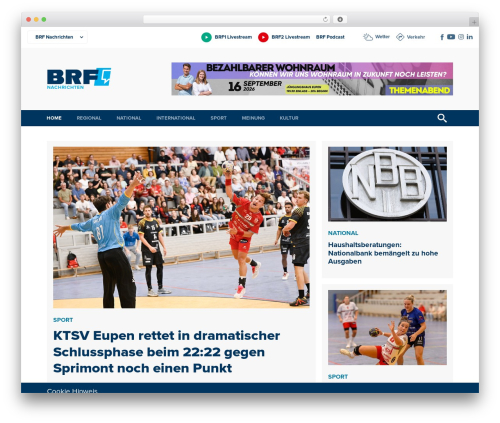 PixelPress theme WordPress - brf.be