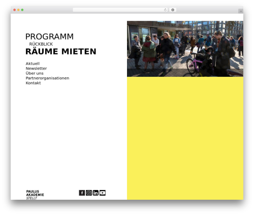 Esf events WordPress plugin - paulus-akademie.ch