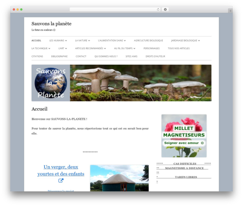 Tiny Framework WP theme - sauvons-la-planete.info Tiny Framework WP theme - sauvons-la-planete.info