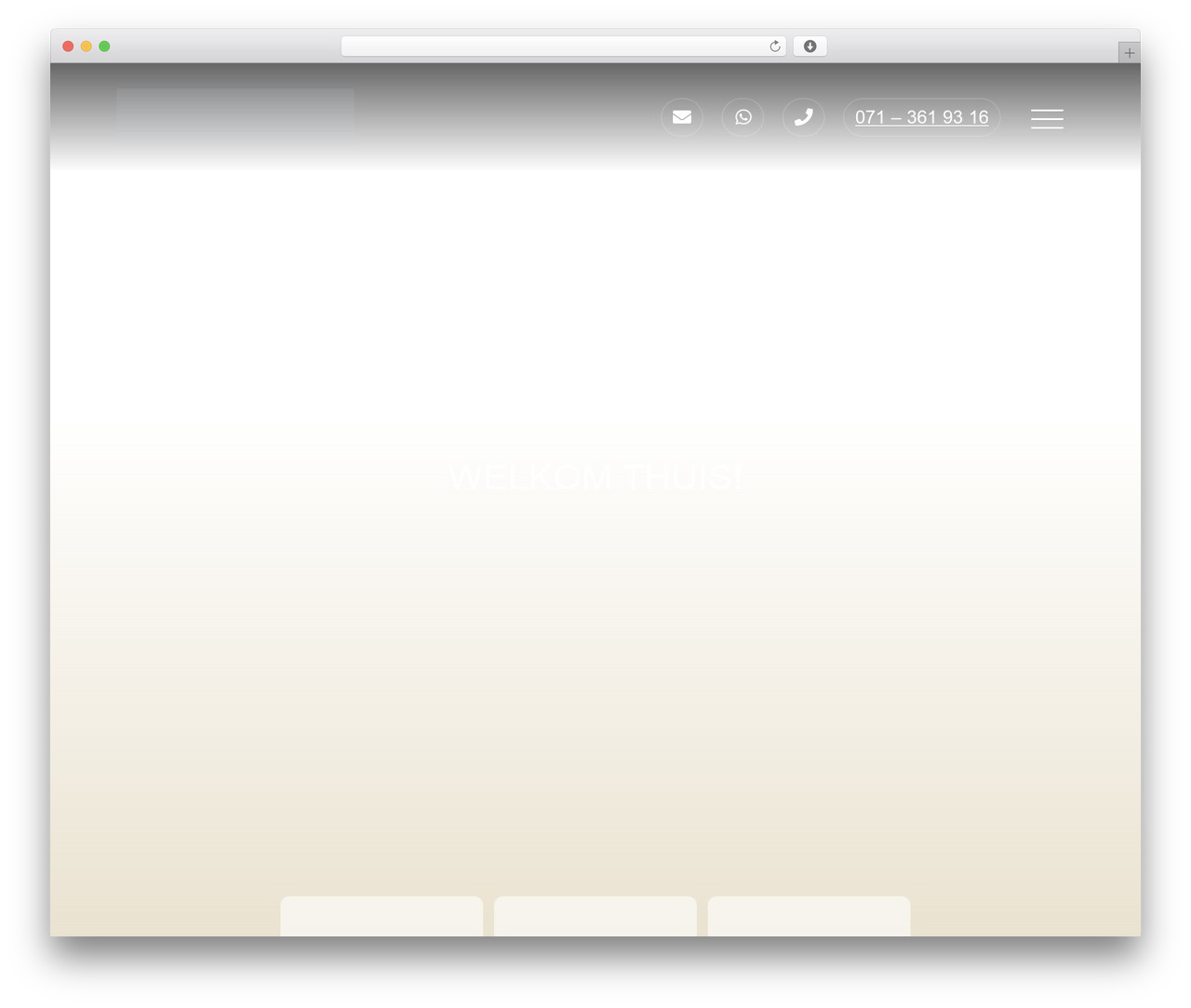 WordPress theme Eigen Theme - debruinmakelaardij.nl