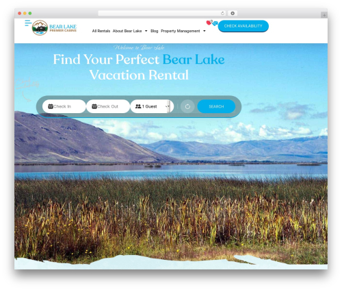 Vacation rental booking WordPress plugin - bearlakepremiercabins.com