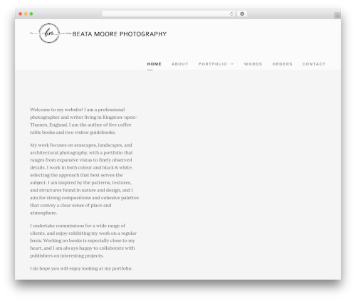 Kleanity WordPress theme - beatamoore.co.uk