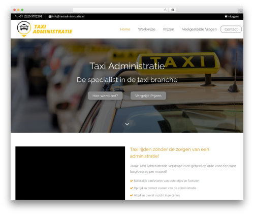 Lambda premium WordPress theme - taxiadministratie.nl
