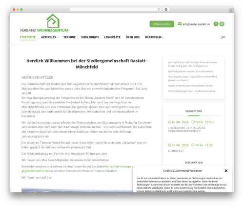 The7 Classic best WordPress theme - siedler-rastatt.de