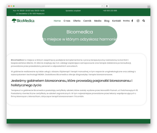 Builder typewriter WordPress plugin - bicomedica.pl