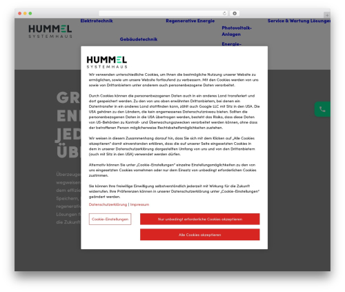 Uncode privacy WordPress plugin - hummel-systemhaus.de