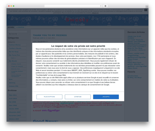 WordPress theme Andreas - vs02.unblog.fr
