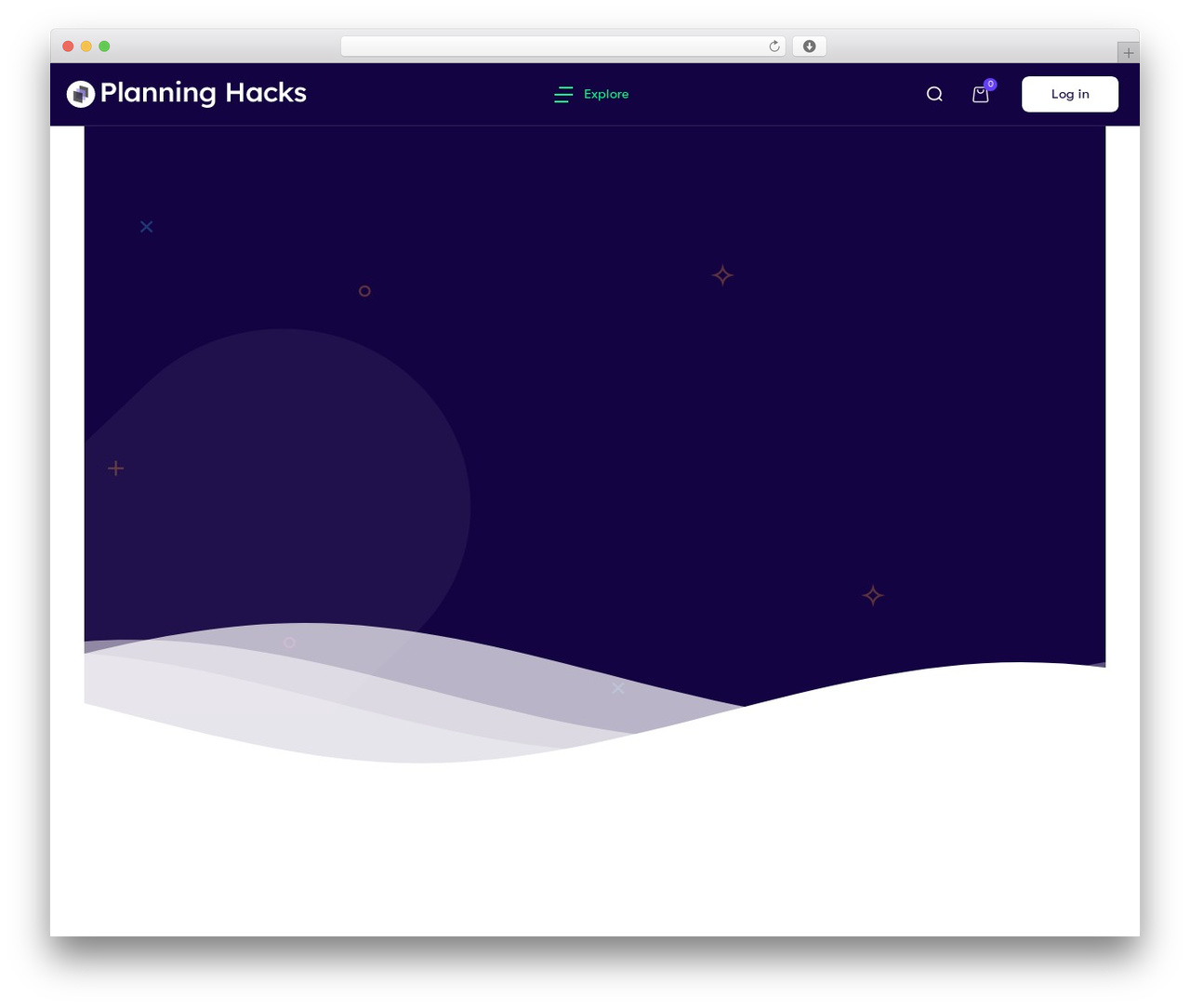 WordPress theme Educrat - planninghacks.com