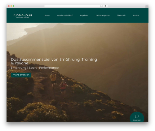 WordPress theme Mustersite - ruhe-puls.ch