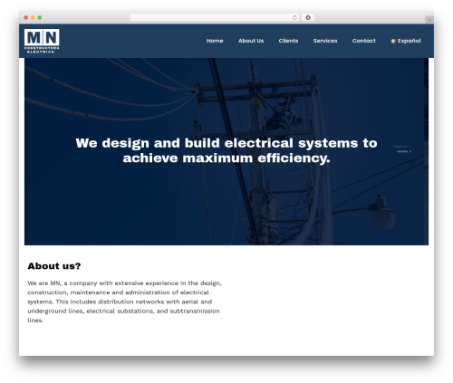 WordPress theme Rinbuild - mnsadecv.com