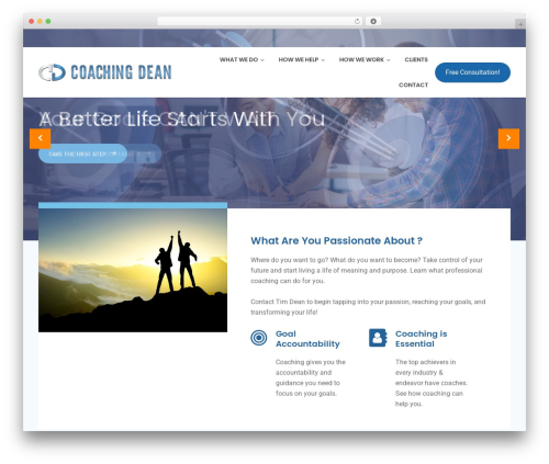 Course Maker Pro WordPress theme - thecoachingdean.com