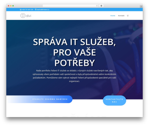 Divi WordPress theme - habart.cz