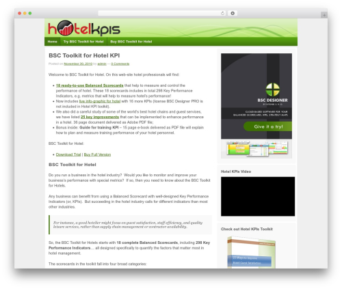 Responsive Child Theme best hotel WordPress theme - hotelkpis.com