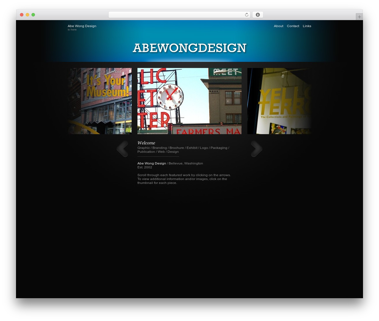 WordPress theme Folio Elements - abewongdesign.com WordPress theme Folio Elements - abewongdesign.com