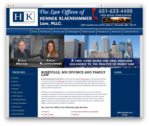 WordPress theme theme1887 - hkllaw.com