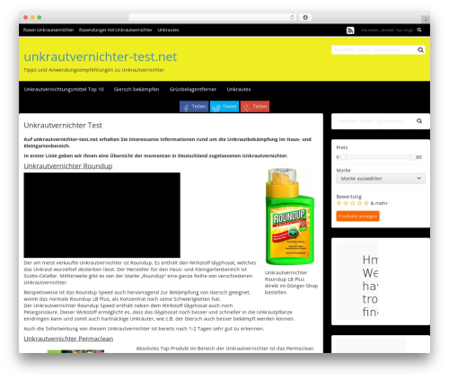 Affiliate-Theme WordPress theme - unkrautvernichter-test.net Affiliate-Theme WordPress theme - unkrautvernichter-test.net