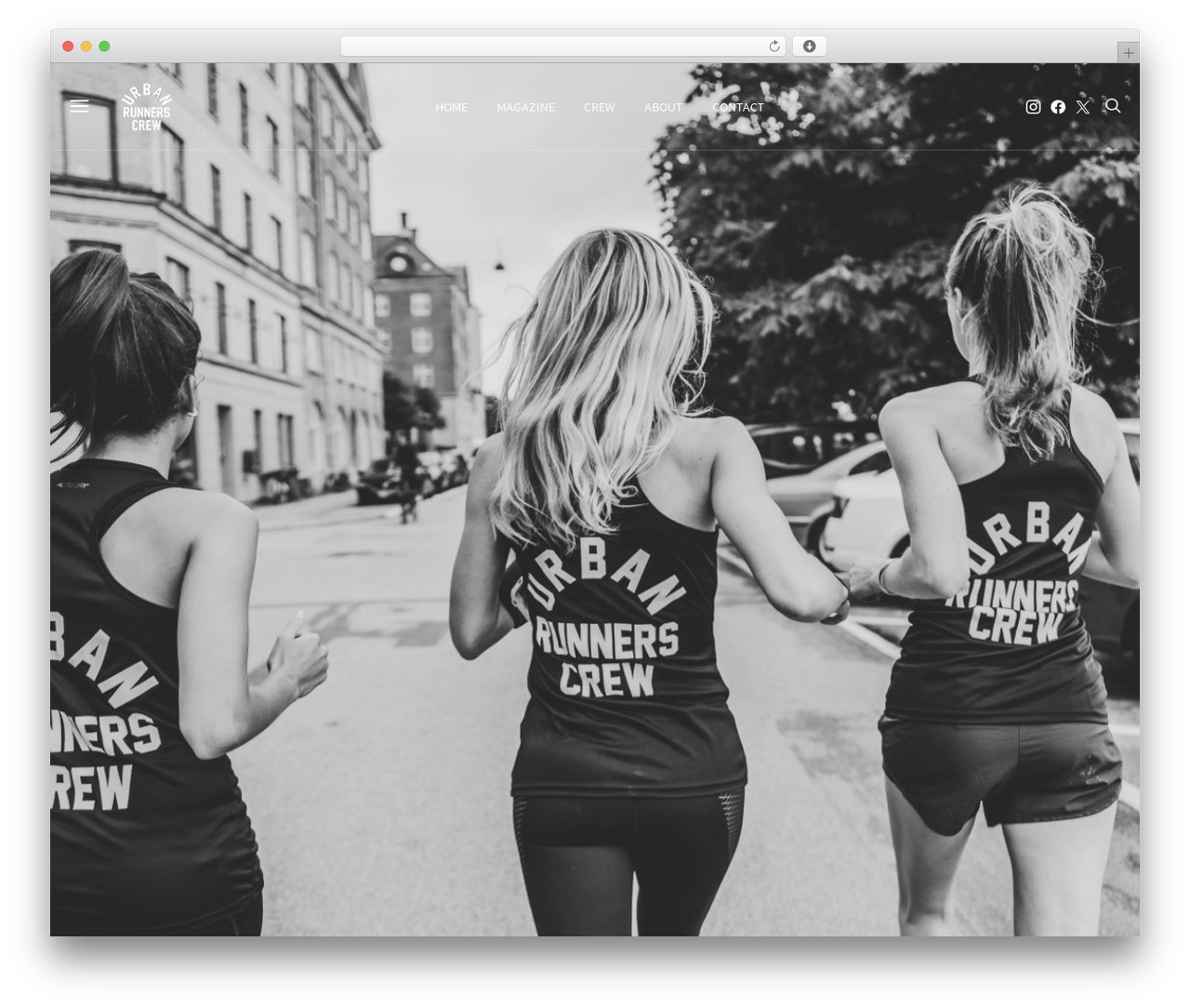 Authentic theme WordPress - urbanrunners.nl