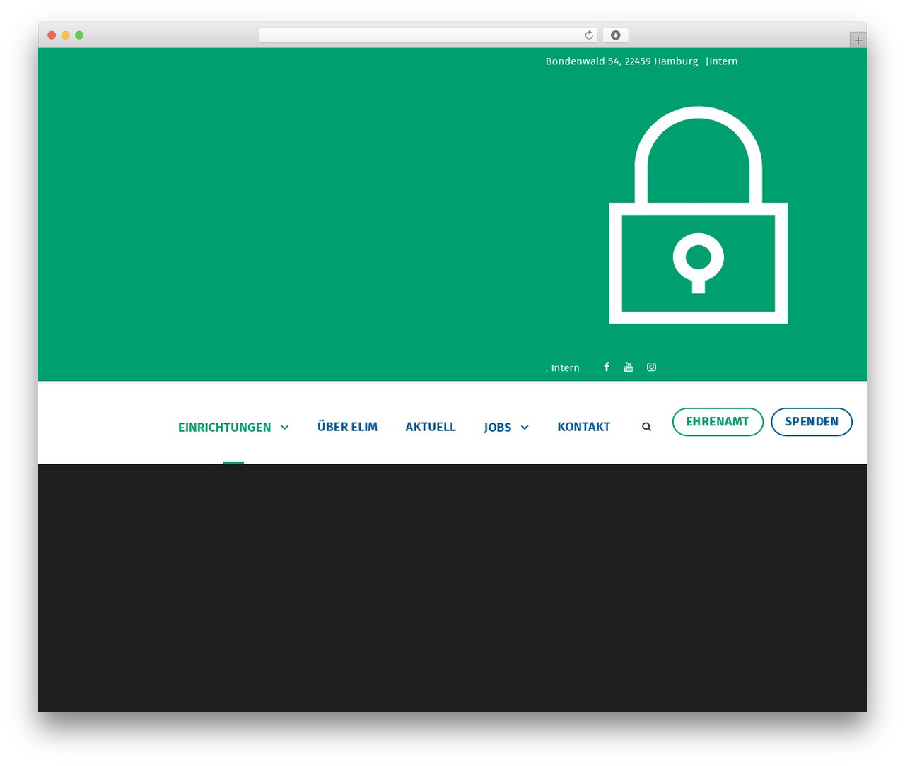 Chariti theme WordPress - elim-diakonie.de